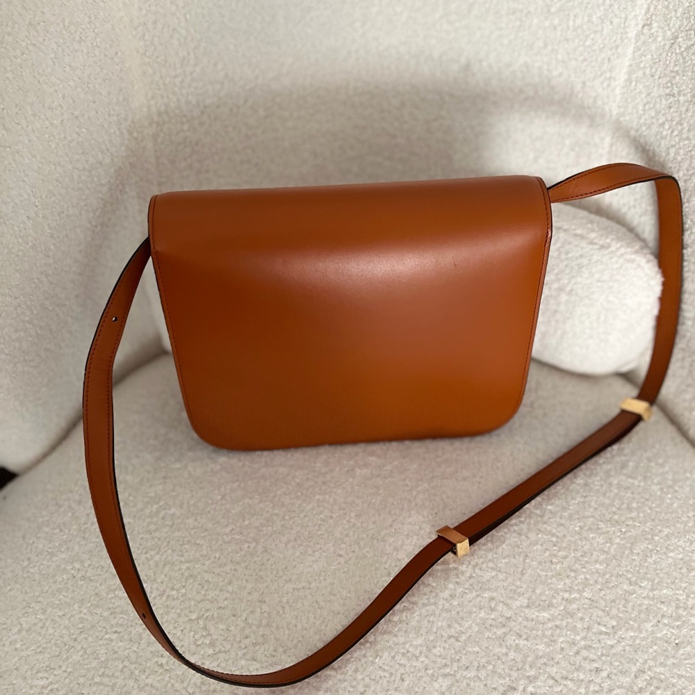CELINE Classic Box Bag Medium Camel Box Calf Authentic Excellent Condition - Picture 2 of 3